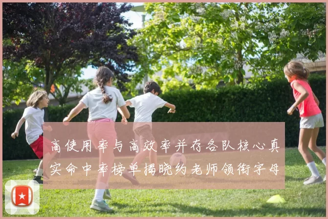 高使用率与高效率并存各队核心真实命中率榜单揭晓约老师领衔字母紧随其后